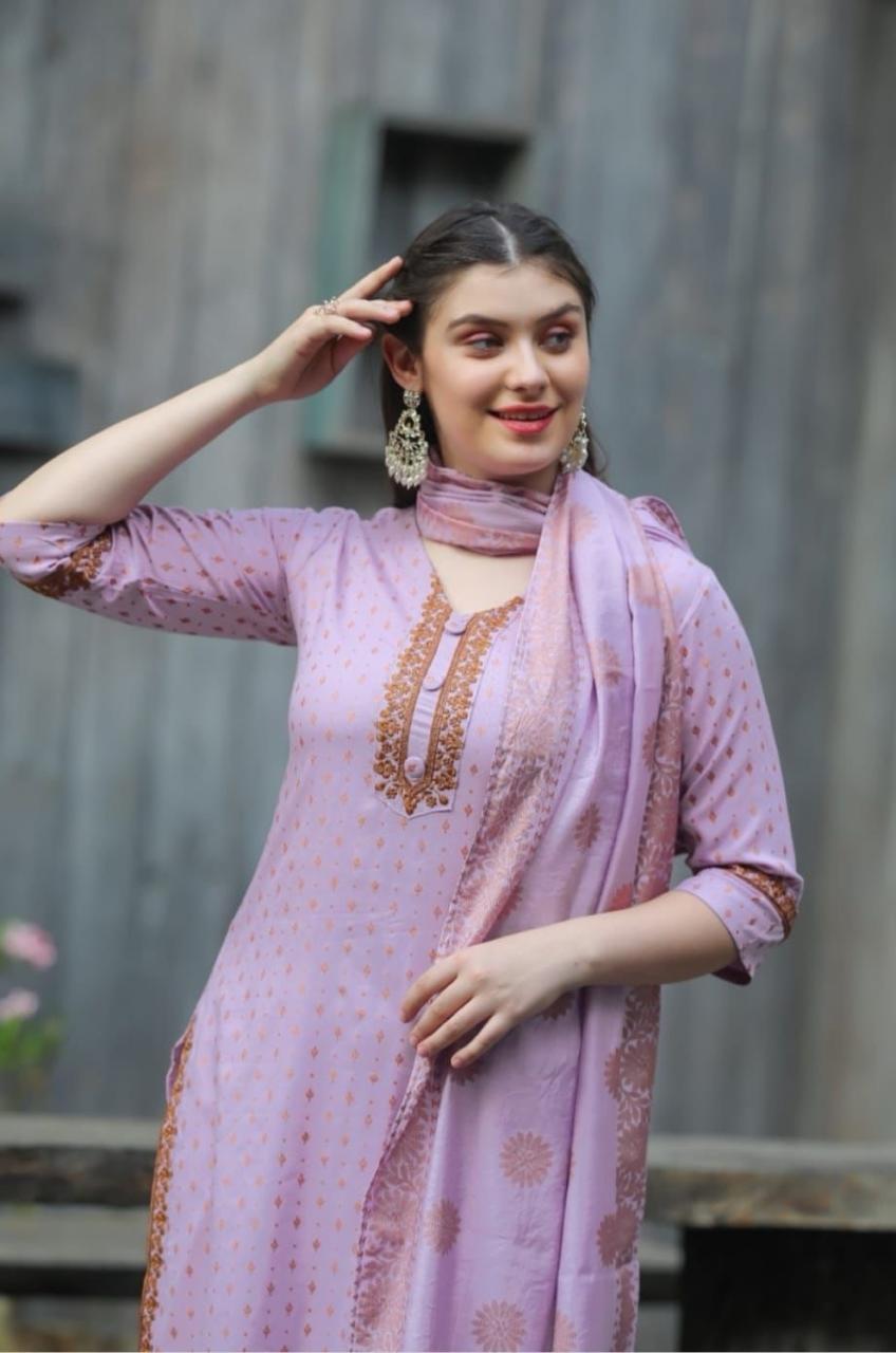 Fvd Sonkali Rayon Prints Designer Kurti With Bottom Dupatta Wholesale Shop In Surat